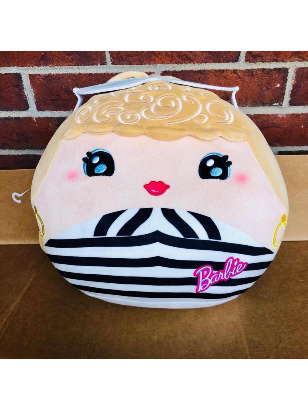 Mattel Barbie Cuutopia 10" Rounded Cushion Pillow Plush Doll Toy Stuffed Animal